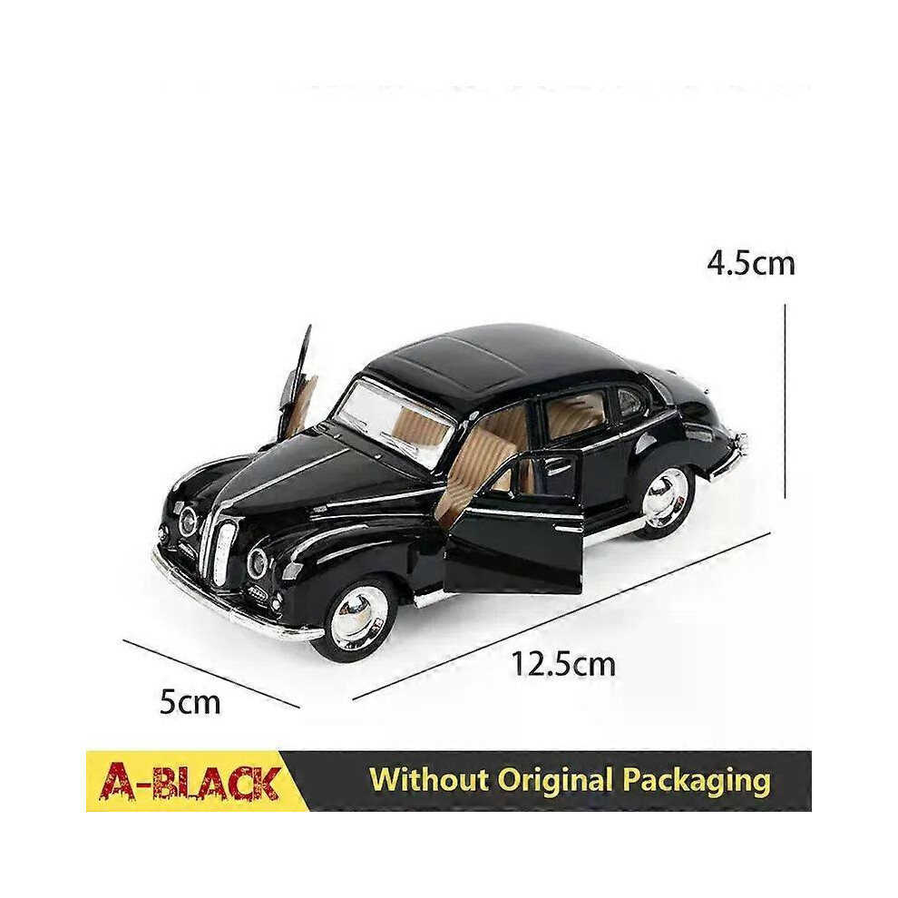 (H2Blue, One size) 1:32 Alloy Diecast Must-ang GT Classic Vintage Car Model Pull Back Car Miniature Vehicle Replica For Collection Gift for Kid-image-OPC-PHJ2TJZ-NEW