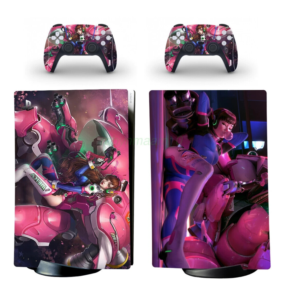 (Yspfd0058) Overwatch For Playstation 5 Ps5 Digital Version Skin Vinyl Decal Wrap Sticker 6963793648504