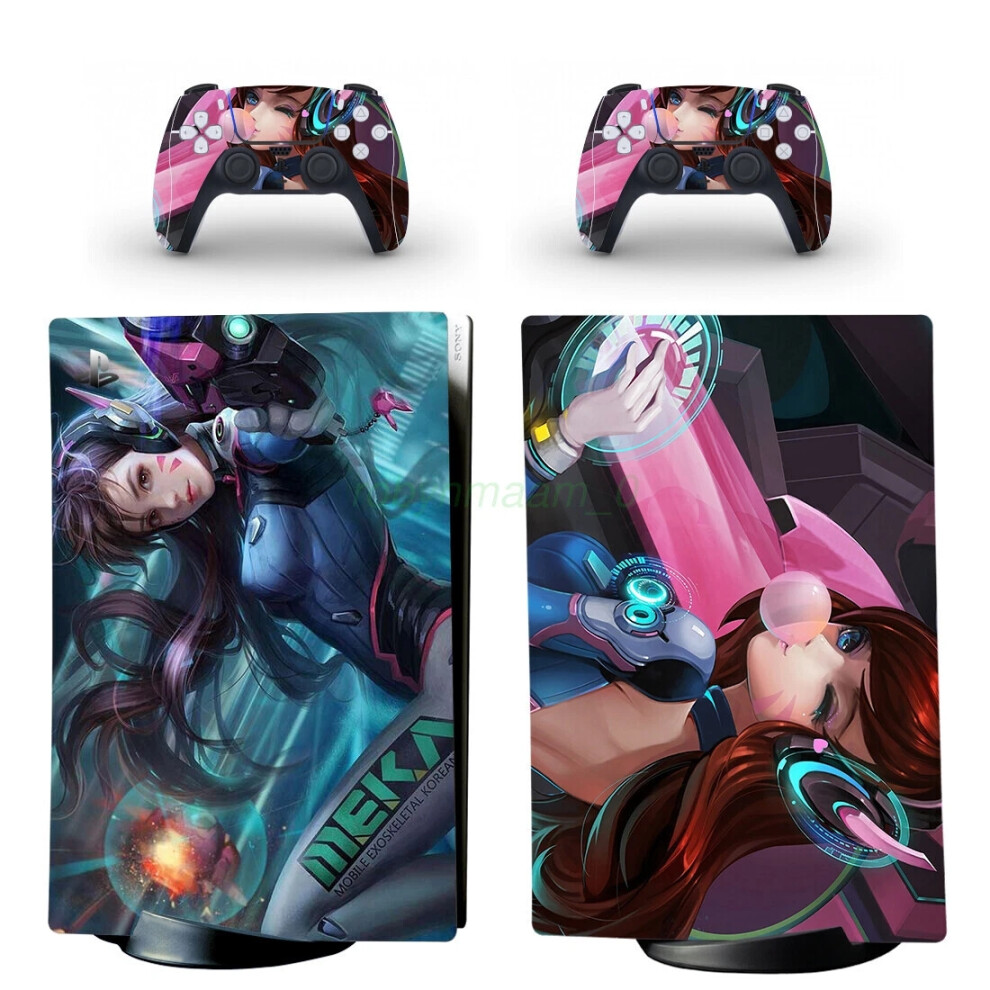 (Yspfd0051) Overwatch For Playstation 5 Ps5 Digital Version Skin Vinyl Decal Wrap Sticker 6963793648481