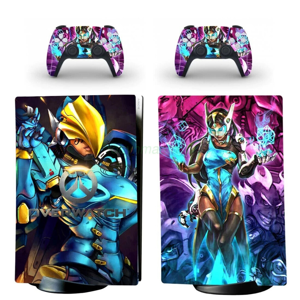 (Yspfd0828) Overwatch For Playstation 5 Ps5 Digital Version Skin Vinyl Decal Wrap Sticker 6963793648627