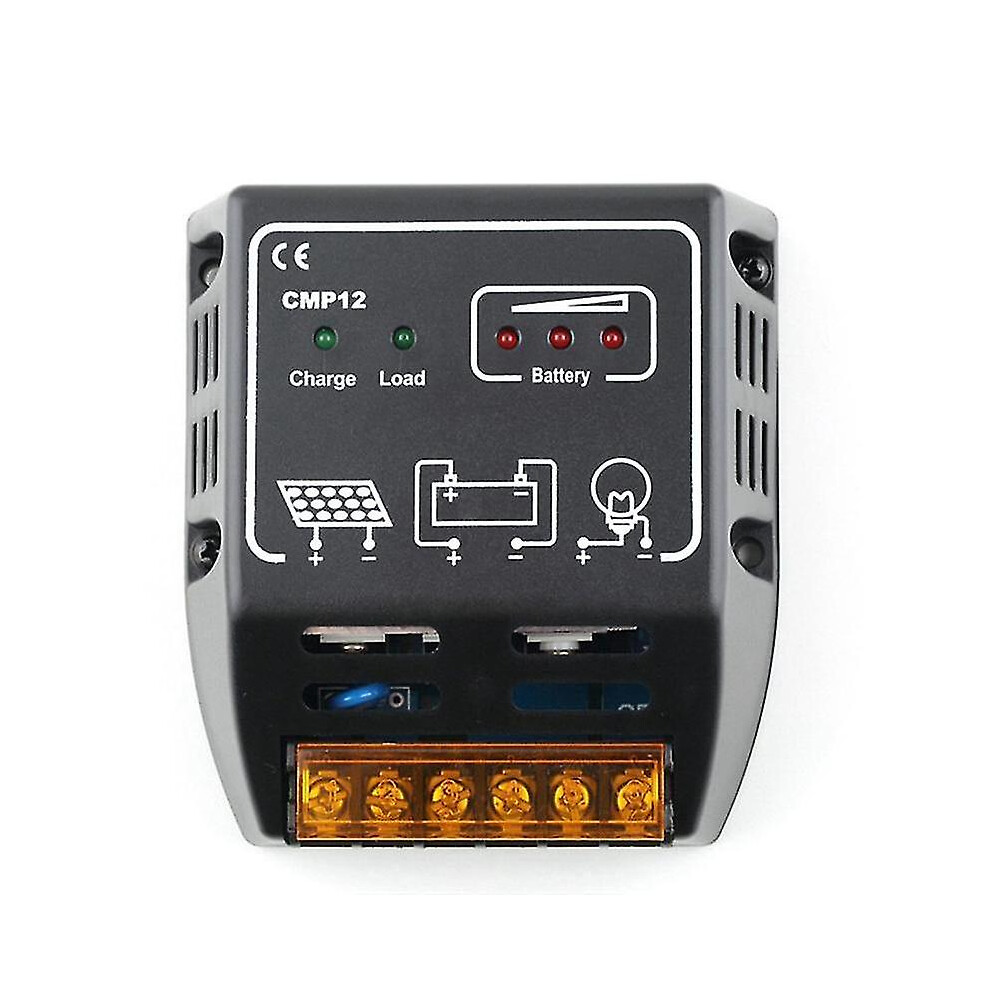 (As Show, One Size) Solar Controller Cmp12 20A 12V/24V Solar System Monitoring Pv Pwm-Dt 4909775580389