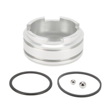 (As show, One size) 8 Bolt Turbo Downpipe Flange Stainless Steel 2.5in V Band Conversion Adapter for T25 T28 GT25 GT28