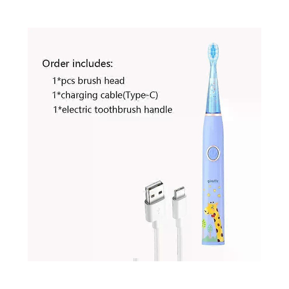 (Lavender 5head, One size) Sonic Type-C Original Electric Toothbrush for Child Soft with Replacement Heads Deep Clean Rechargeable Dental Sonic Brush-image-OPC-PHJ2XTW-NEW