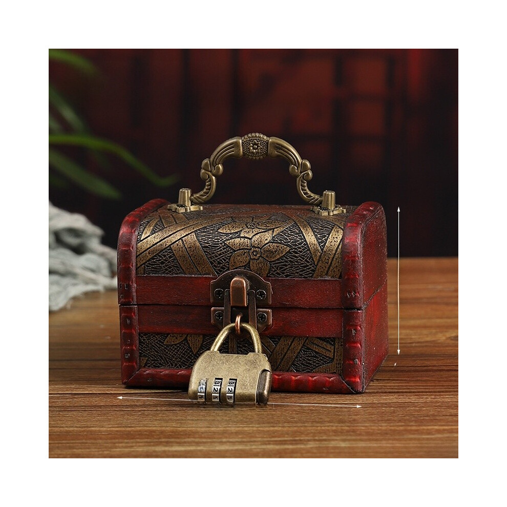 (Vintage Narcissus)Ancienne boite à bijoux boîte de rangement pour décoration bureau maison et collection cadeau
