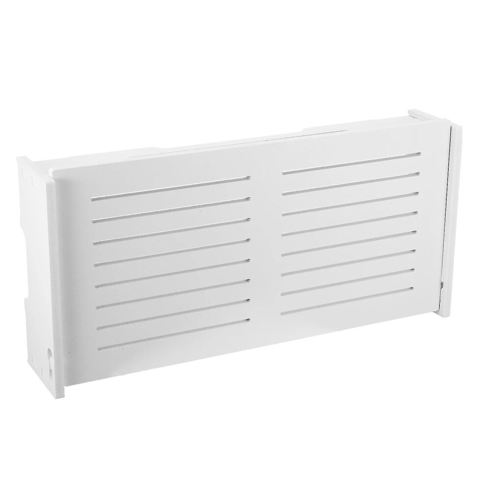 (As show, One size) Wifi Router Storage Box Wall Mounted Wireless Panel Shelf Plug Board Bracket Cable Organizer Home D-M-image-OPC-PHJ5CT9-NEW