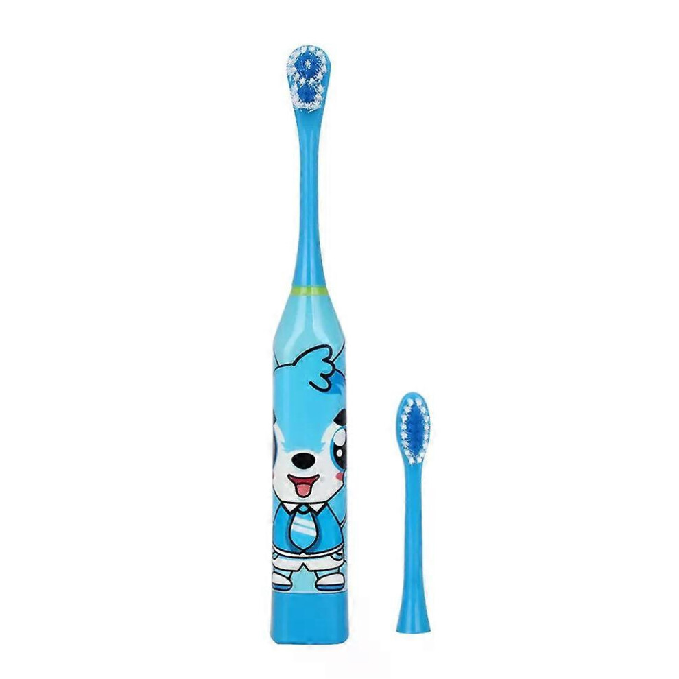 (Red, One size) Child Teeth Brush Children Electric Toothbrush Infant with Replaceable Head Cartoon Automatic for Boys Girls Teeth Whitening-image-OPC-PHJ5CW9-NEW