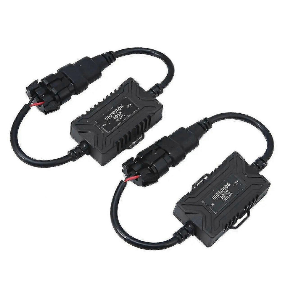 (9007, One Size) Led Canbus Anti Flicker Bulb Error Decoder H4 H7 H11 H13 9005/9006/9012 Resistor Canceller Adapter For Car Headlight Fog Light 4909775324068