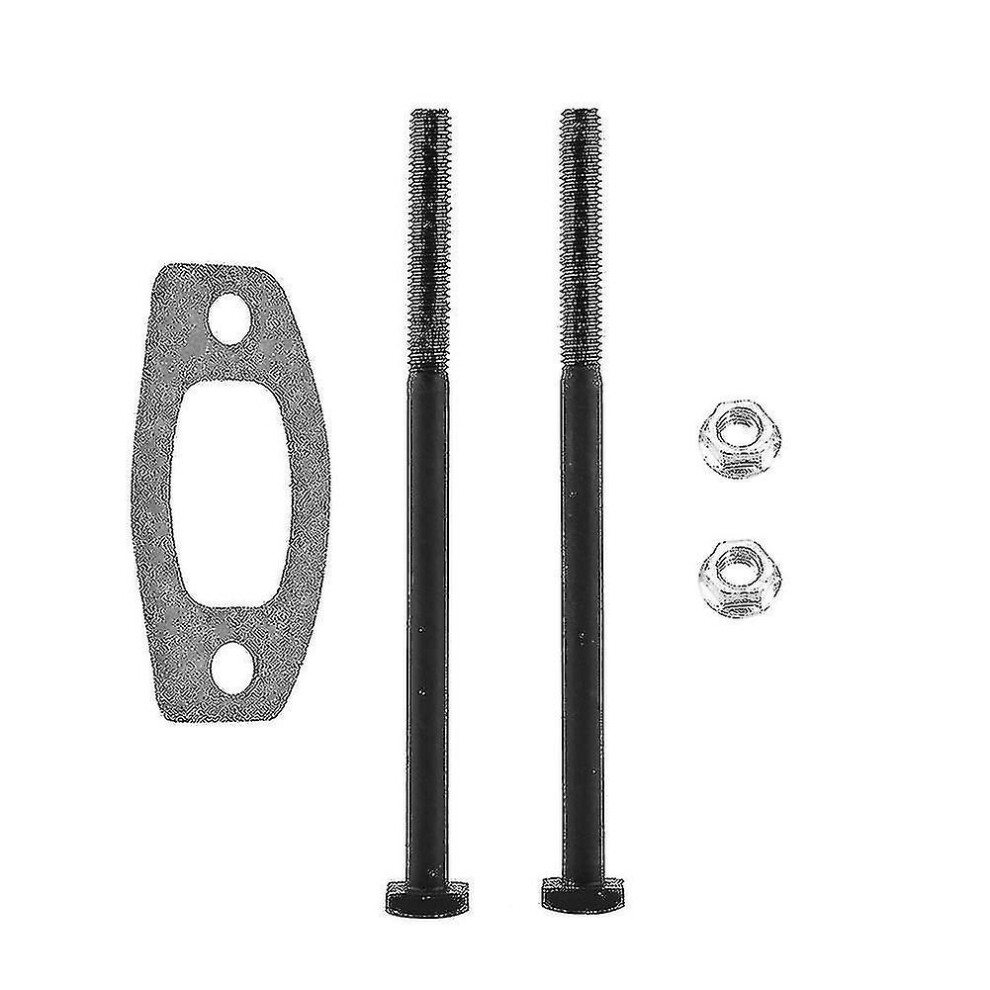 (As Show, One Size) Muffler Gasket Nut Bolt Kit Compatible With Husqvarna 50 Special, 51 55 Compatible With Rancher Chainsaw 4909775573336