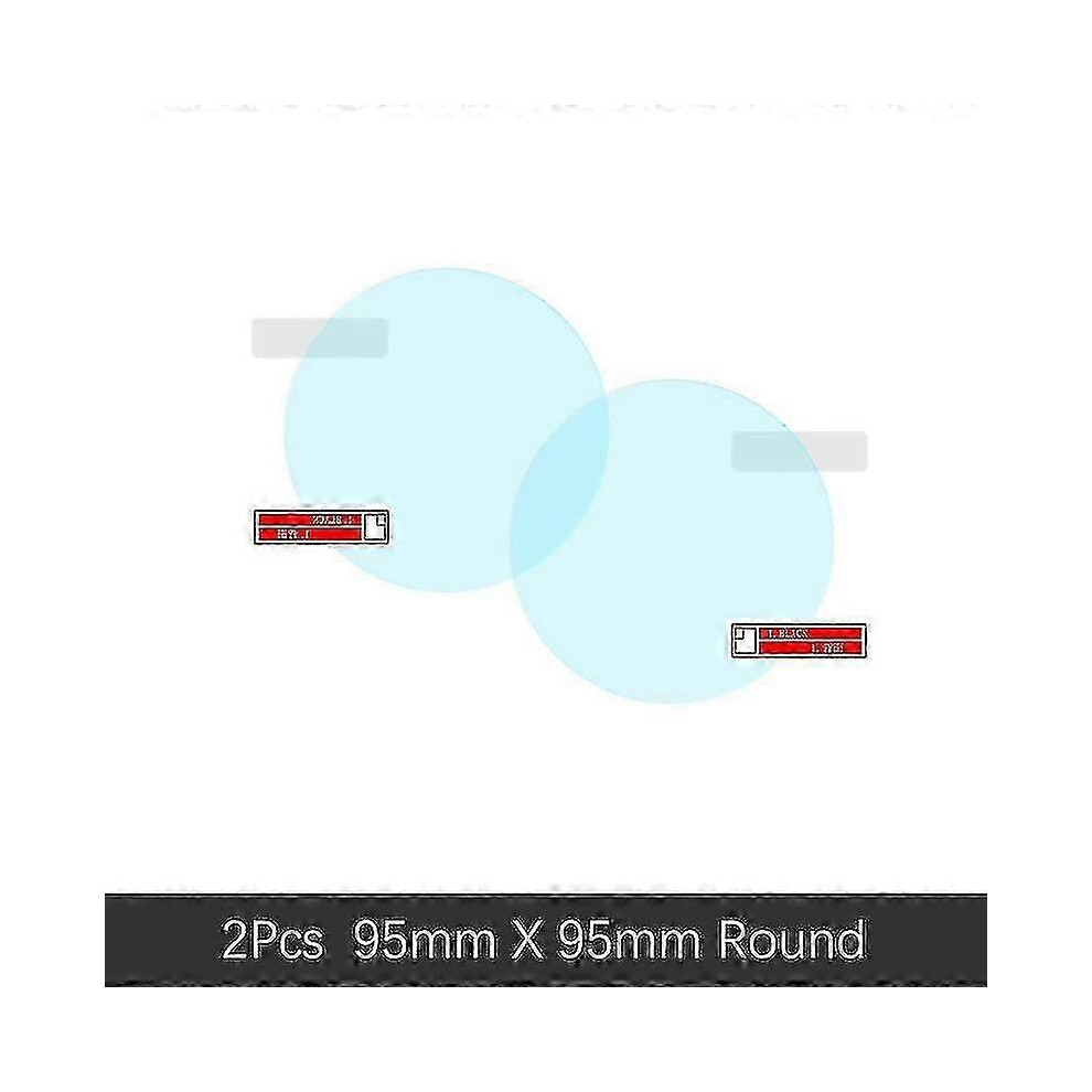 (Round 95Mm X 95Mm, One Size) Car Rearview Mirror Film For Toyota Land Cruiser 200 J200 Lc200 2008~2019 Full Cover Anti Fog Rainproof Sticker Accessor 4909775328110