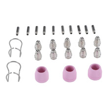 (As show, One size) 25 Pcs Electrode Nozzles Kit Replacement Plasma Cutting Torch Consumables for AG60 SG51