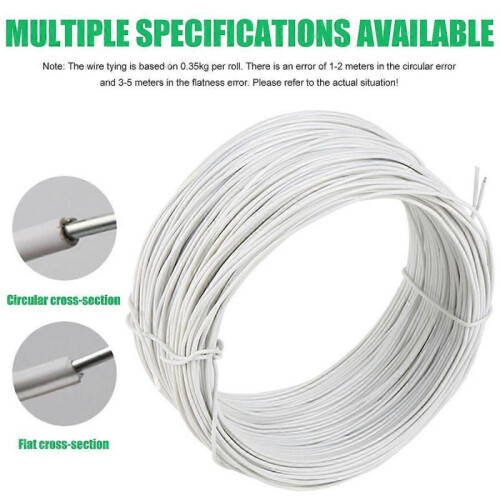 Galvanized Iron Wire Tie Galvanized White Hand‑Made Grape Branch Ties 0.45mm 100meter 2