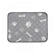 Dog Washable Pee Pads Bone Pattern Reusable Water Absorption Prevent Slipping Waterproof Breathable Pet Training Pads 60 X 45cm/39.4 X 17.7in