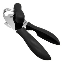 (black) Manual Can Opener 4-in-1 Stainless Steel Professional Can Opener, Food Safety, Ultra Sharp Cutting, Smooth Edge