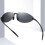 Stylish Frameless Polarized Sunglasses for Men, Lightweight Driving Glasses 3