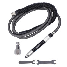 (As show, One size) Pneumatic Grinding Pen Air Grinder Adjustable Portable Polishing Tool Set Kit KP6091EU Plug
