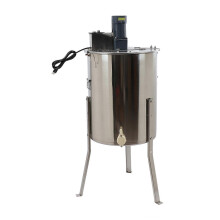 (As show, One size) Electric Honey Extractor Stainless Steel Adjustable Height Honey Centrifuge Beekeeping Supplies US Plug 110V