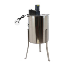 (As show, One size) Electric Honey Extractor Stainless Steel Adjustable Height Honey Centrifuge Beekeeping Supplies AU Plug 220V