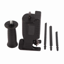 (As show, One size) Electric Drill to Reciprocating Saw Adaptor + 3 Saw Blades