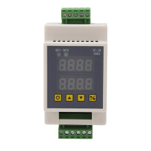 (As show, One size) Timer Module 2 Channel Accurate LCD Screen ABS Delay Module White DC 727V AC 220V