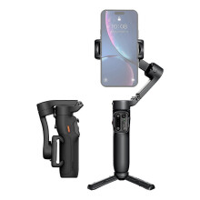 (As show, One size) hohem iSteady X3 SE Portable 3-Axis Smartphone Gimbal Stabilizer Foldable Phone Vlog Gimbal Anti-shake Smart Tracking Built-in Battery with Mini Tripo