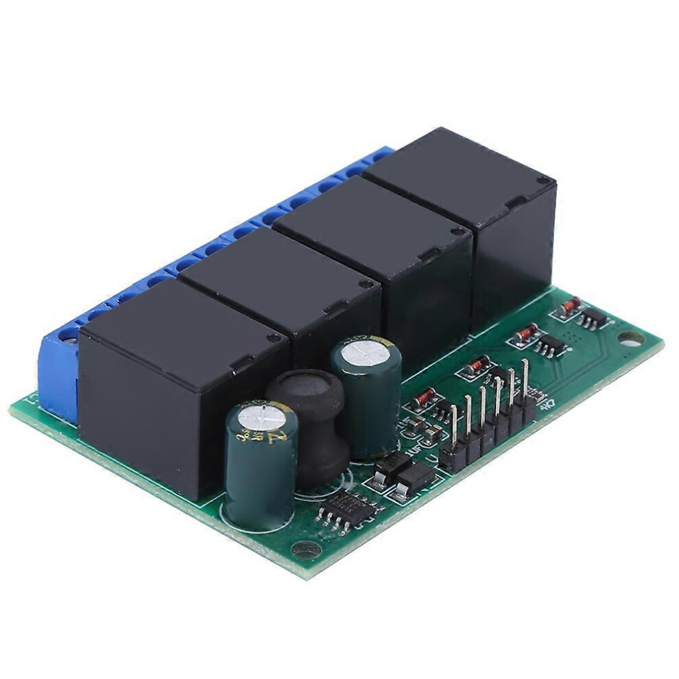 (As show, One size) SelfLocking Relay Module 4 Channels Bistable Low Pulse Trigger Electronic Switch Board-image-OPC-PHJ6TGR-NEW