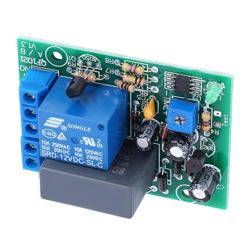 (As show, One size) 220VAC Timer Delay Switch Module Adjustable Timing Turn Off Board (0~100Min.) 1