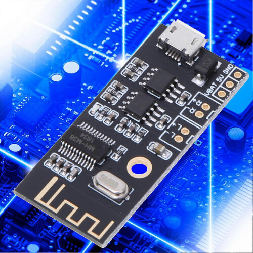 (As show, One size) MH MX8 Module Wireless for Bluetooth Audio Receiver Board Lossless Decoder Kit M18 M28 M38(M38 with 5W Amplifier Type ) 2