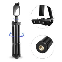(As show, One size) 10inch/26cm Fill Light Ring Light Supplementary Light LED Light Folding Fill Light for Photography Live Stream Makeup YouTube Video with Tripod Stand