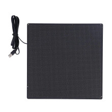 (As show, One size) LED Sign Display 64 X 64 Dot Flexible BT Programmable LED Display for Party Carnival Gathering 25 X 25cm