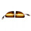 Side Marker Light Smoked Black Shell Yellow Light Aging Resistant Replacement for Smart Fortwo Cabrio A451 1