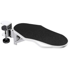 EINNENFFER Ergonomic Armrest, 180 Rotatable, 90 Foldable, Extendable, for Office, stand, black