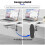 EINNENFFER Ergonomic Armrest, 180 Rotatable, 90 Foldable, Extendable, for Office, stand, black 3