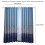 100*250cm Modern Beautiful Pattern Polyester Bedroom Living Room Lightproof Curtain (Blue) 3