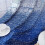 100*250cm Modern Beautiful Pattern Polyester Bedroom Living Room Lightproof Curtain (Blue) 4