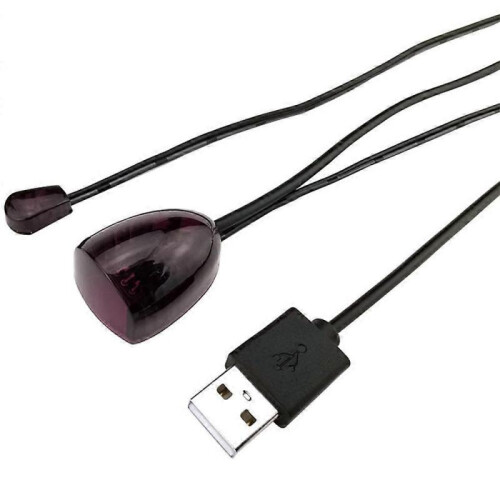 Infrared Remote Extender Cable, IR Repeater Cable USB Infrared Remote Control Receiver Extension Cord Receiver