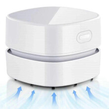 PIAO Desktop Vacuum Cleaner,Mini Table dust Sweeper Energy Saving,High Endurance up to 400 mins,Cordless&360 Rotatable Design for Cleaning Hairs,Crumb