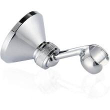 Handheld Shower Holder, Omnidirectional Copper Shower Head Holder, Adjustable Wall Mount Chrome Chrome Shower Head Holder