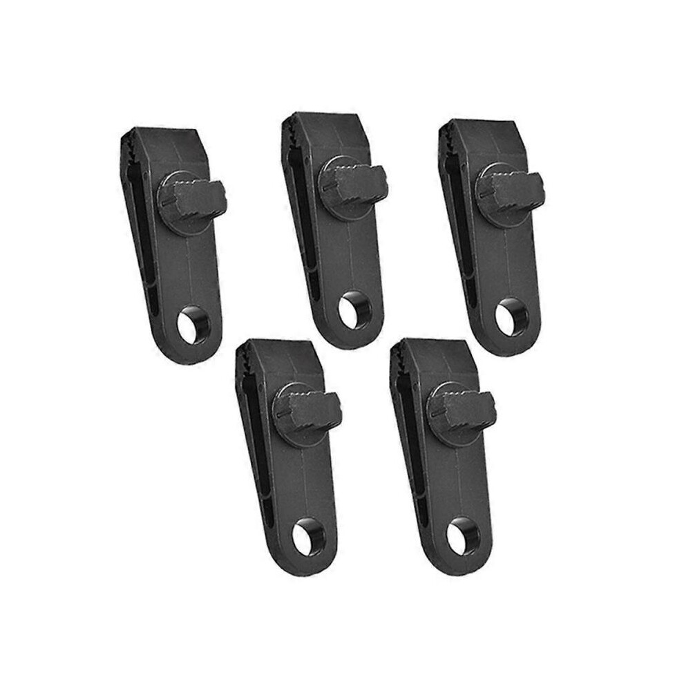 PIAO Outdoor camping windproof fixed tent clip nylon multi-functional plastic clip knob tent hook canopy clip-Reusable Tent Clips