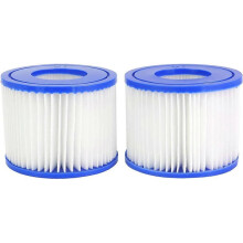Mallez Filter Cartridge VI for Bestway, Hot Tub Filter, Swimming Pool Filter Cartridges for Lay-Z-Spa, Paris, Miami, Vegas, Monaco, Palm Springs, 2 Fi