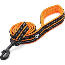True Love Dog Leash Reflective Nylon Comfortable Handle Lead Puppy Training Walking Rope Easy Control Applicable to All Breeds Length 110 TLL2111(Gras