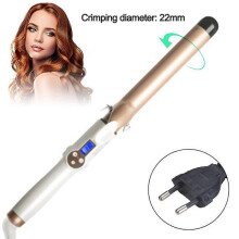 Curling Iron Professional, Ceramic Tourmaline Curl Wand Barrel, Hair Curler Iron for Long & Short Hair