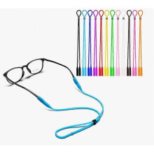 12Pcs Premium Leather Eyeglass Straps, Anti-Slip Eyeglass Chains Lanyard, Adjustable Eyewear Retainers, Sport Sunglass Retainer Holder Strap for Men A