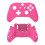 (pink) Complete Protection Case Housing Replacement Parts For Xbox One Wireless Controller Handle hemp surface protective shell 4