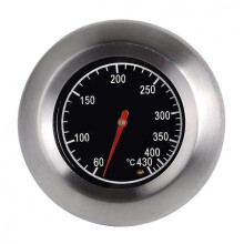Stainless Steel Grill Thermometer - BBQ Accessory for All Grills, Smokers