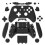 (black) Complete Protection Case Housing Replacement Parts For Xbox One Wireless Controller Handle hemp surface protective shell 1