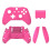 (pink) Complete Protection Case Housing Replacement Parts For Xbox One Wireless Controller Handle hemp surface protective shell 2