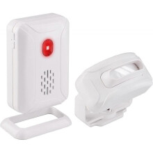 Motion Sensor Driveway Alarm, Infrared And Microwave Radar Dual Detection Security Alarm Door Bell Chime for Business Entry Office Home Front Door Ent