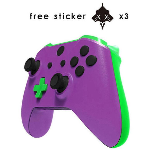 (EVA color matching) Complete Protection Case Housing Replacement Parts For Xbox One Wireless Controller Handle hemp surface protective shell 1