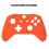 (Goku color matching) Complete Protection Case Housing Replacement Parts For Xbox One Wireless Controller Handle hemp surface protective shell 3