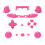(pink) Complete Protection Case Housing Replacement Parts For Xbox One Wireless Controller Handle hemp surface protective shell 5